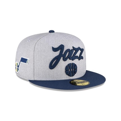 Sapca New Era Utah Jazz NBA NBA Draft 59FIFTY Fitted - Gri